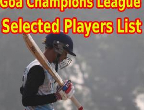 Selected Player List for Goa Champions trophy 2019