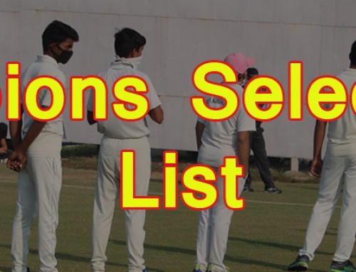 Goa Champions Selectes Players List