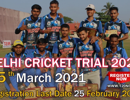 Delhi Cricket trial 5 March 2021 NPL Players learning TIP & TRICKS by Certified Coaches & Ranji Players in Cricket Trials.