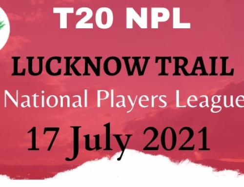 NPL Lucknow Cricket Trials 2021 dates