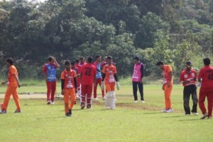 Goa Heroes Cup cricket action