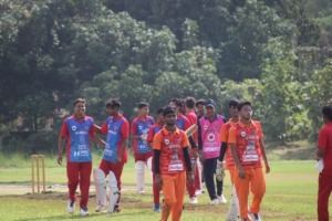 Goa Heroes Cup cricket action
