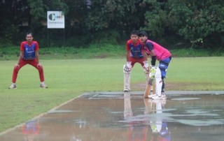 Goa Heroes Cup boundary hit