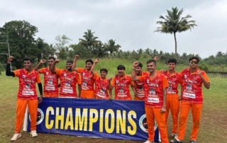 Goa Heroes Cup celebration