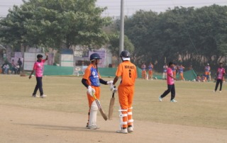 cricket league T20NPL final match scene showing professional gameplay and match intensity