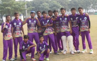 cricket league T20NPL players celebrating team performance after a competitive T20 match