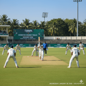 Domestic cricket trials India