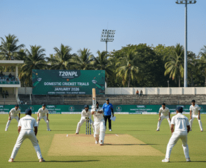 Domestic cricket trials India