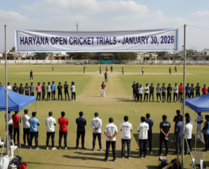 cricket trials in Haryana