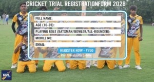 cricket trial registration form