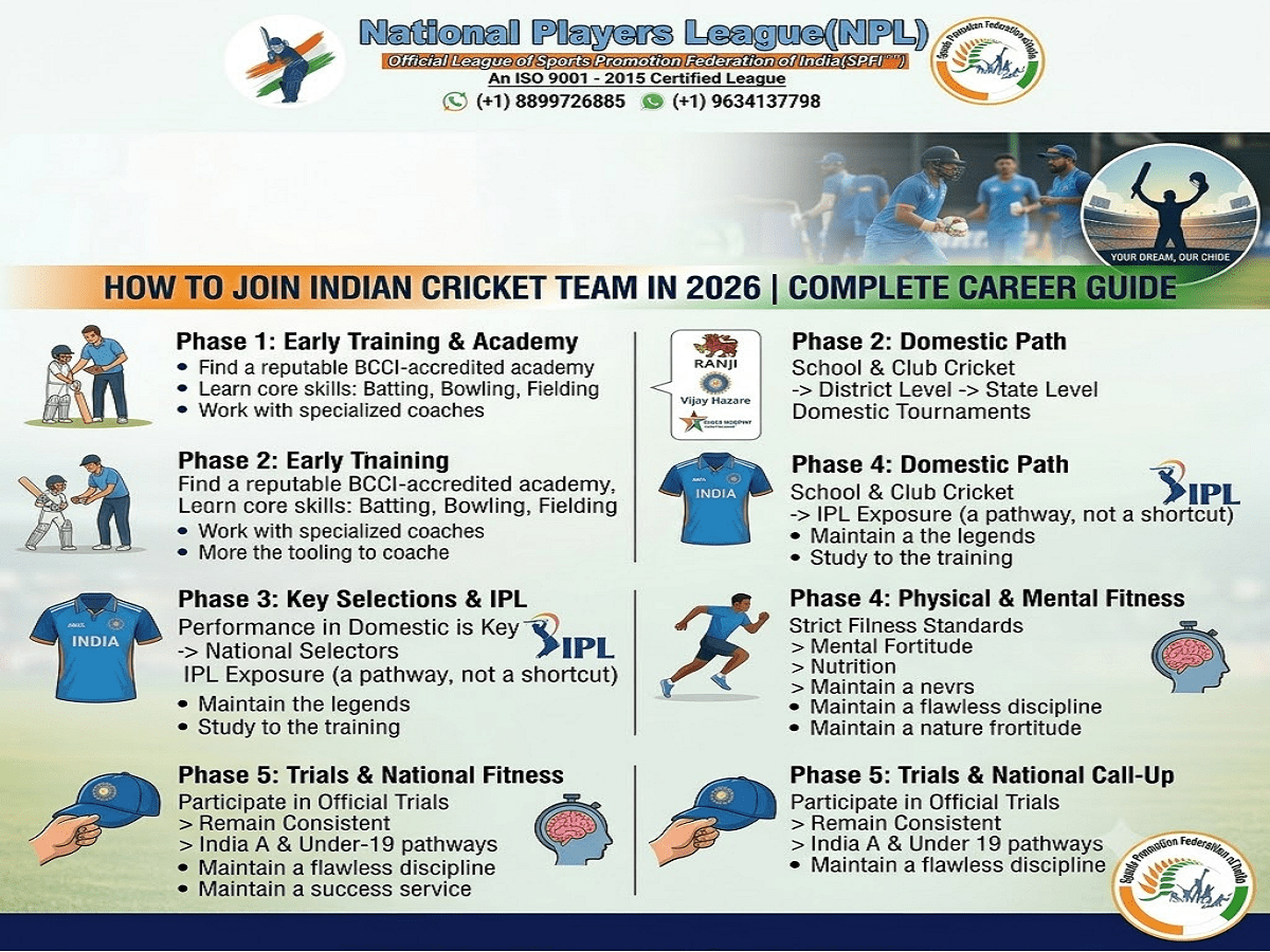 How to Join Indian Cricket Team
