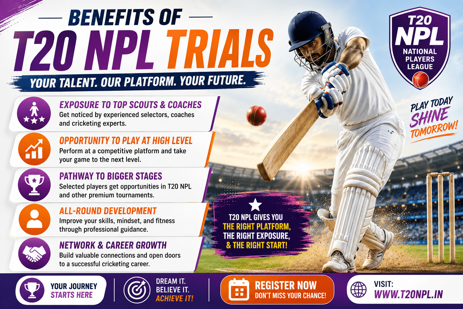 Benefits of T20 NPL Trials