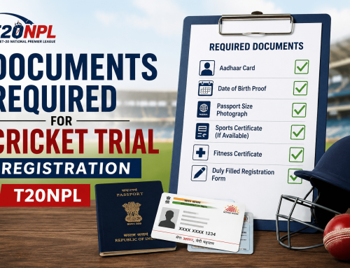 Documents Required for Cricket Trial Registration T20NPL